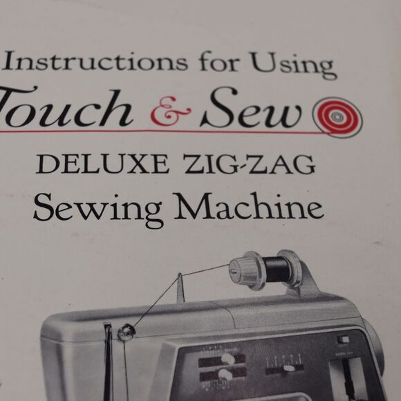 Singer 600 Vintage Zig Zag Sewing Machine Instruction Manual - Picture 2 of 6